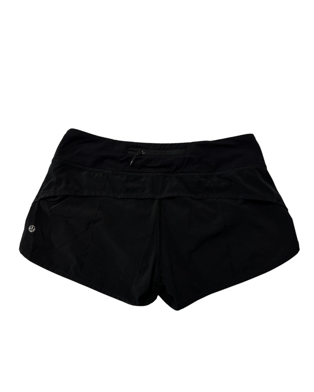Lululemon Black Speed Up High-Rise Running Shorts