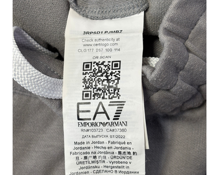 EA7 Emporio Armani Gray Sports Shorts
