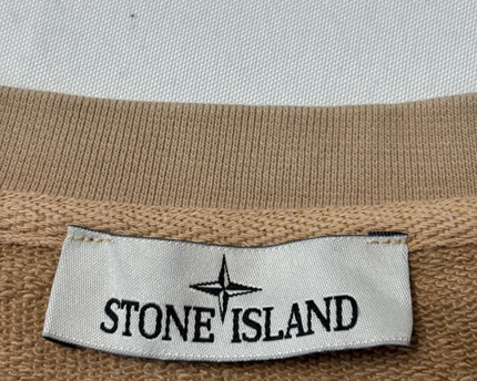 Stone Island Tan Crewneck Sweatshirt