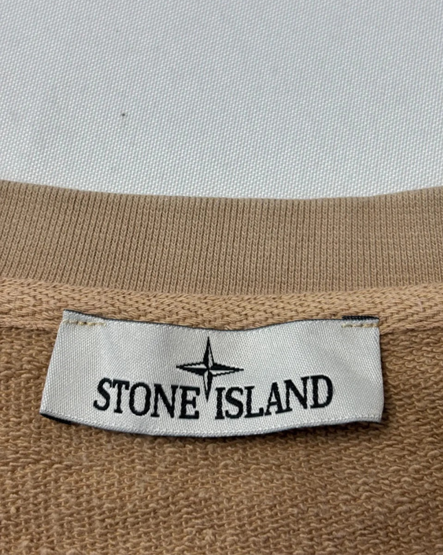 Stone Island Tan Crewneck Sweatshirt