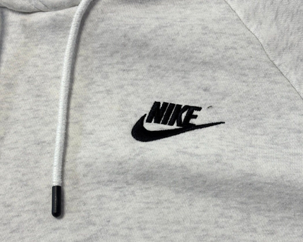 Nike Grey Essential Fleece Pullover Hoodie
