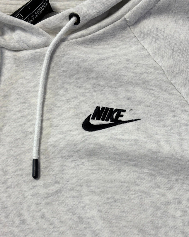 Nike Grey Essential Fleece Pullover Hoodie