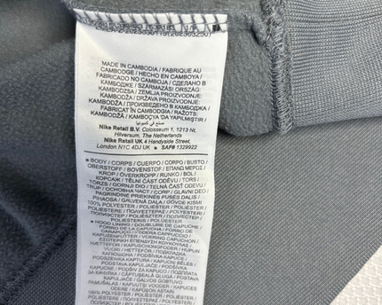 Nike Air Max Grey Half-Zip Therma-FIT Hoodie