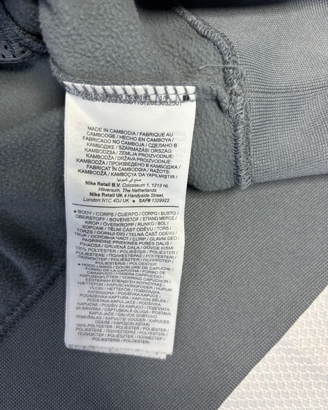 Nike Air Max Grey Half-Zip Therma-FIT Hoodie
