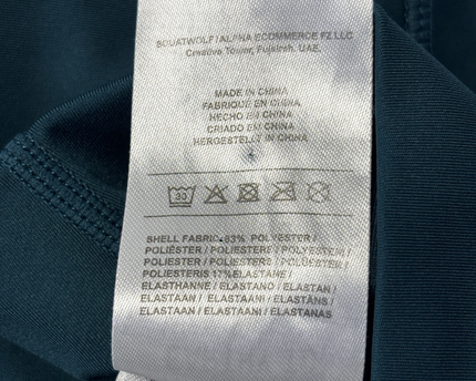SQUATWOLF Teal High-Waisted Performance Leggings with Pockets