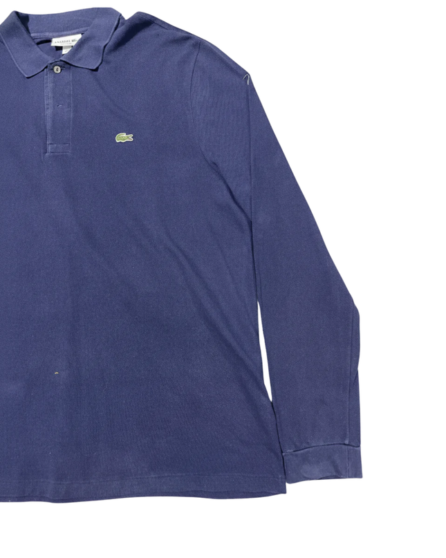Lacoste Navy Blue Long Sleeve Polo Shirt
