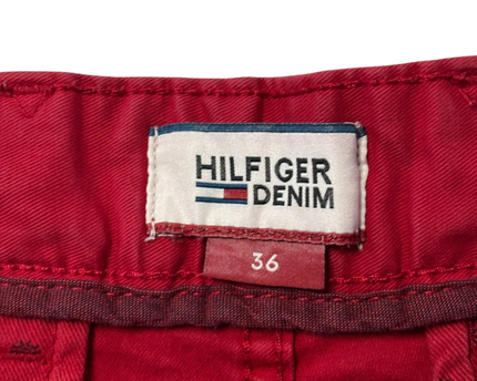 Hilfiger Denim Red Men's Casual Chino Shorts