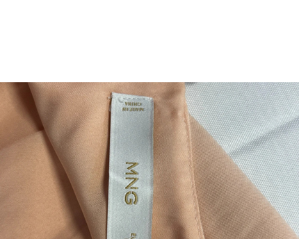 MNG Peach Sleeveless Maxi Dress