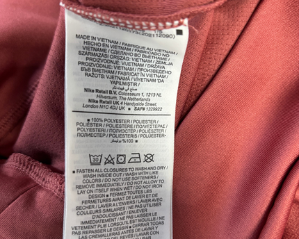 Nike Maroon Quarter-Zip Sports Upper Pullover