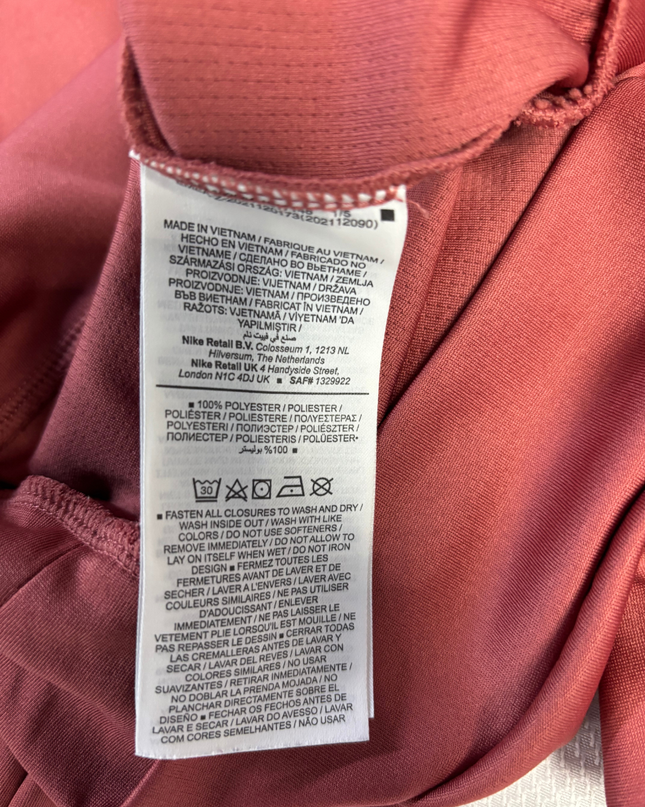 Nike Maroon Quarter-Zip Sports Upper Pullover
