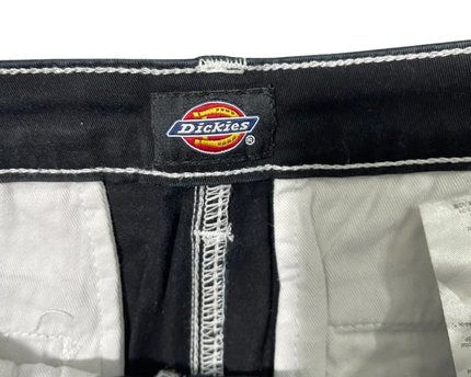 Dickies Black Utility Cargo Shorts with Contrast Stitching