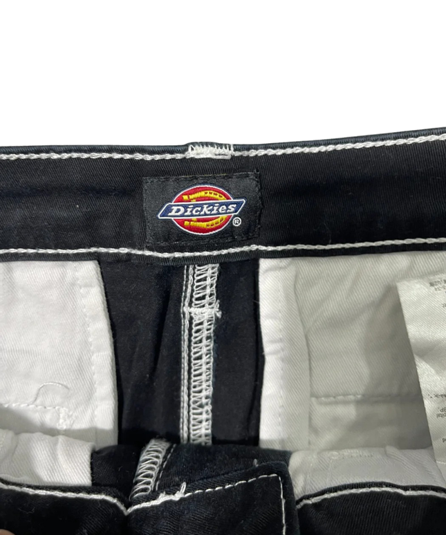 Dickies Black Utility Cargo Shorts with Contrast Stitching