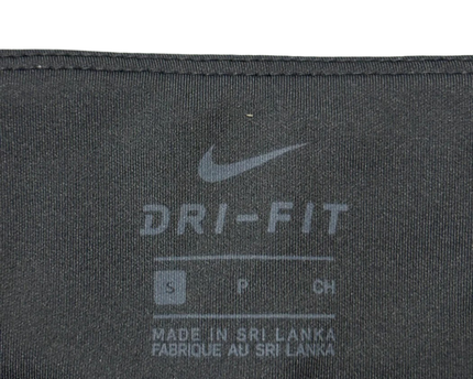 Nike Air Dri-FIT Black Mesh Panel Performance Running Leggings