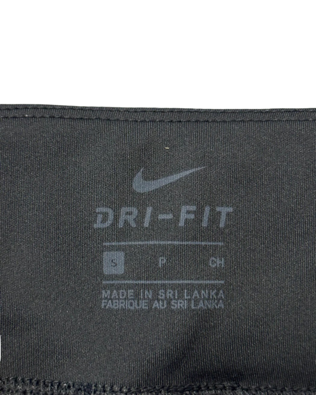 Nike Air Dri-FIT Black Mesh Panel Performance Running Leggings