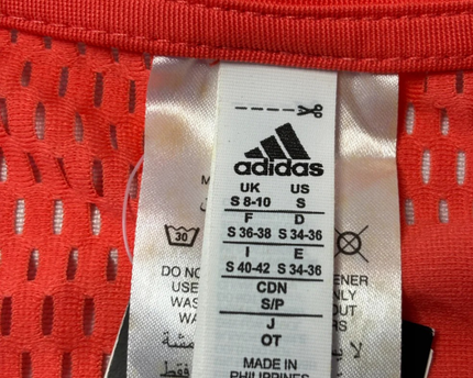 Adidas Red Climacool Performance Mesh T-Shirt W/Tags