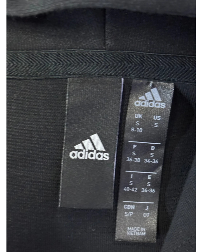 Adidas Black Full-Zip Performance Hoodie