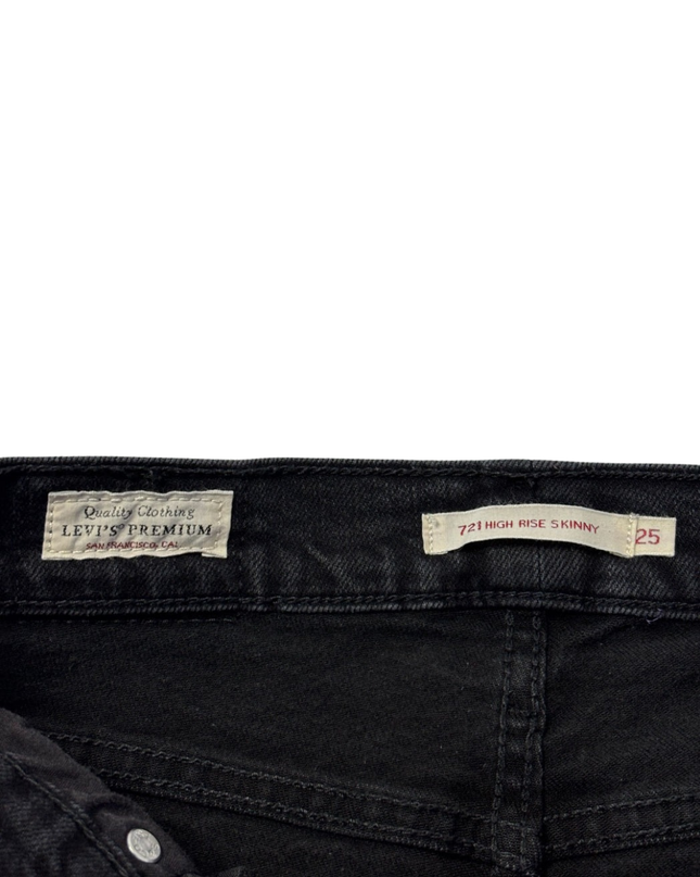 Levi's 721 Black High Rise Skinny Jeans