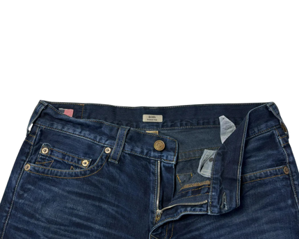 True Religion Blue Geno Relaxed Slim Jeans