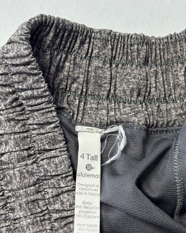 Lululemon Grey High-Rise Athletic Sports Shorts