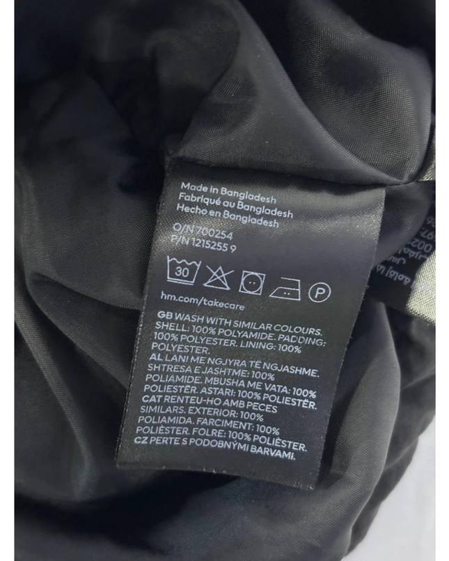 H&M Divided Black Puffer Vest