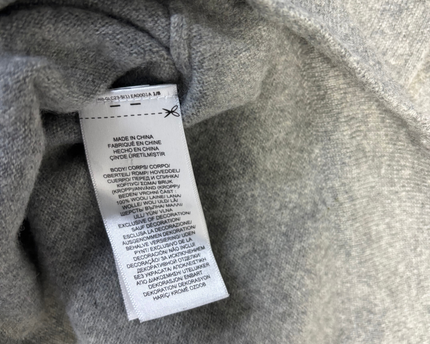 Polo Ralph Lauren Grey Knit Pullover Hoodie