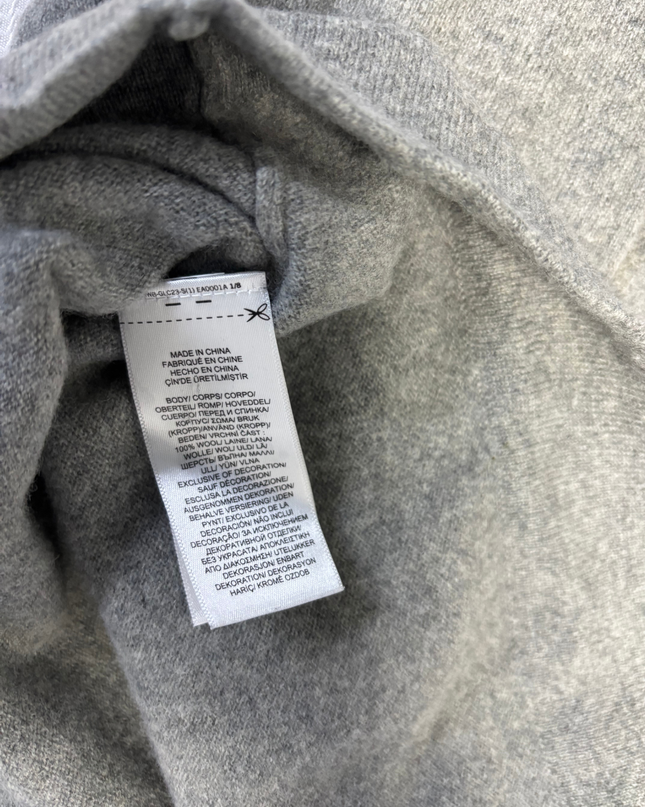 Polo Ralph Lauren Grey Knit Pullover Hoodie