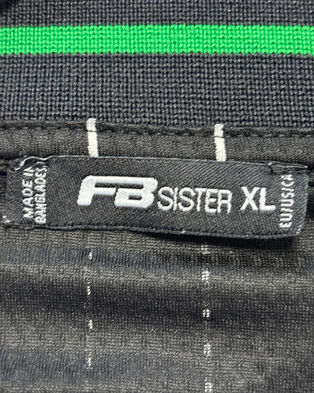 FB SISTER Black Pinstripe Harlem Stars Oversized Jersey