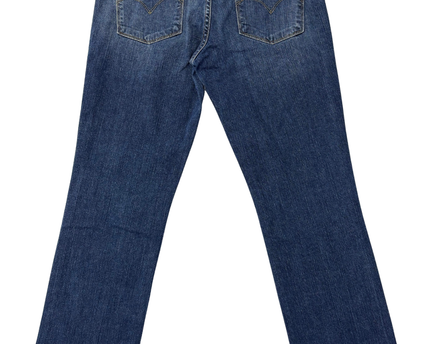 Levi's Blue Demi Curve Straight Leg Jeans
