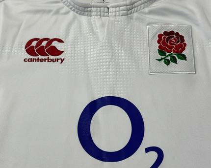 Canterbury England Rugby O2 White Jersey