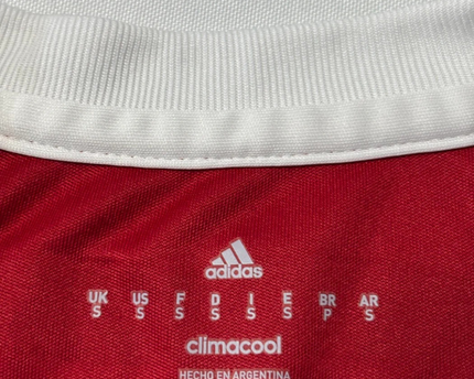 River Plate 2016 Away Adidas Red Football Jersey