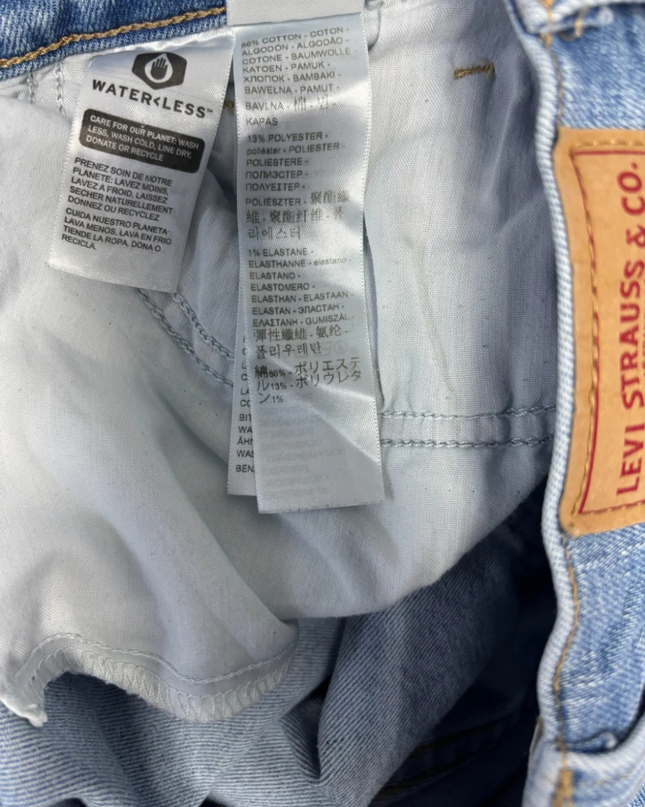 Levi's Blue High Waisted Mom Jeans