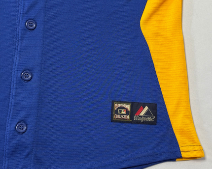 Majestic Blue Milwaukee Brewers Cooperstown Collection Baseball Jersey
