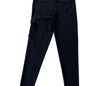 First Base Black Cargo Pocket Active Leggings