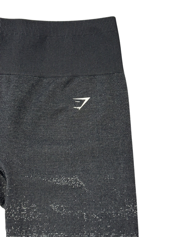 Gymshark Black/Grey Geo Seamless Leggings