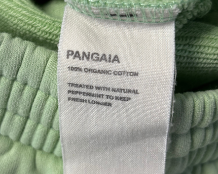 PANGAIA Green Organic Cotton T-Shirt and Joggers Set