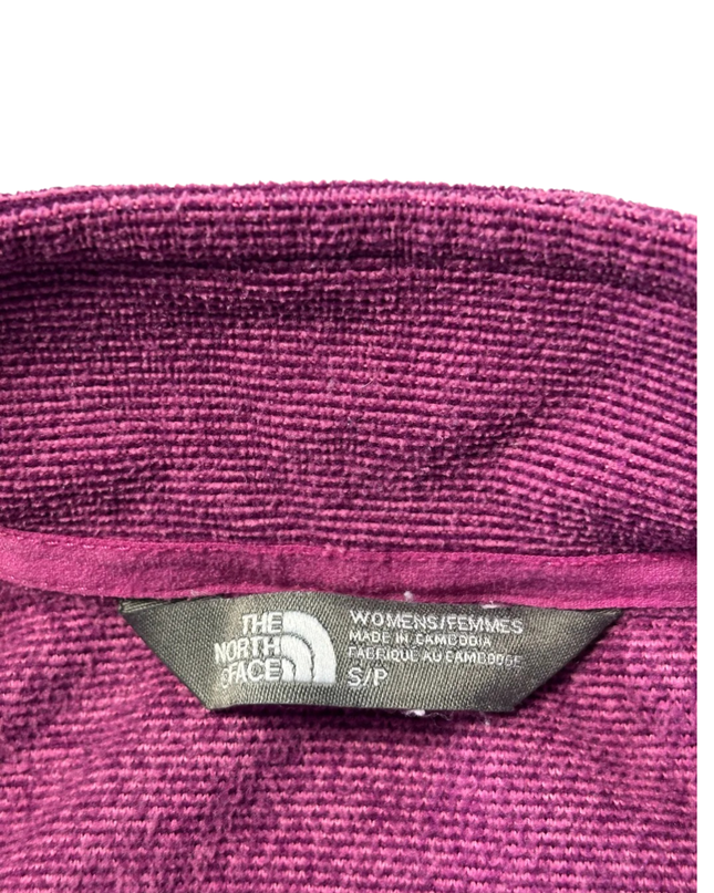 The North Face Magenta Polartec Quarter-Zip Fleece Pullover
