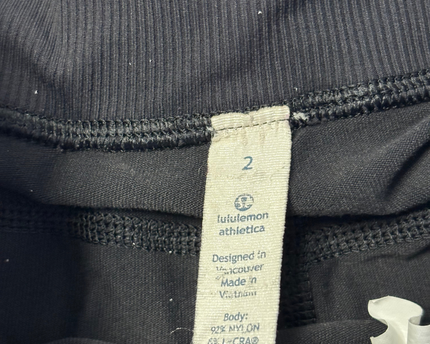 lululemon Black Tapered Drawstring Active Pants