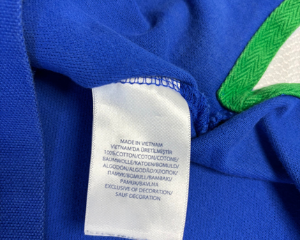 Polo Ralph Lauren Blue Big Pony Custom Fit Polo Shirt