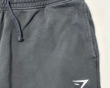 Gymshark Black Men's Slim-Fit Cotton Joggers