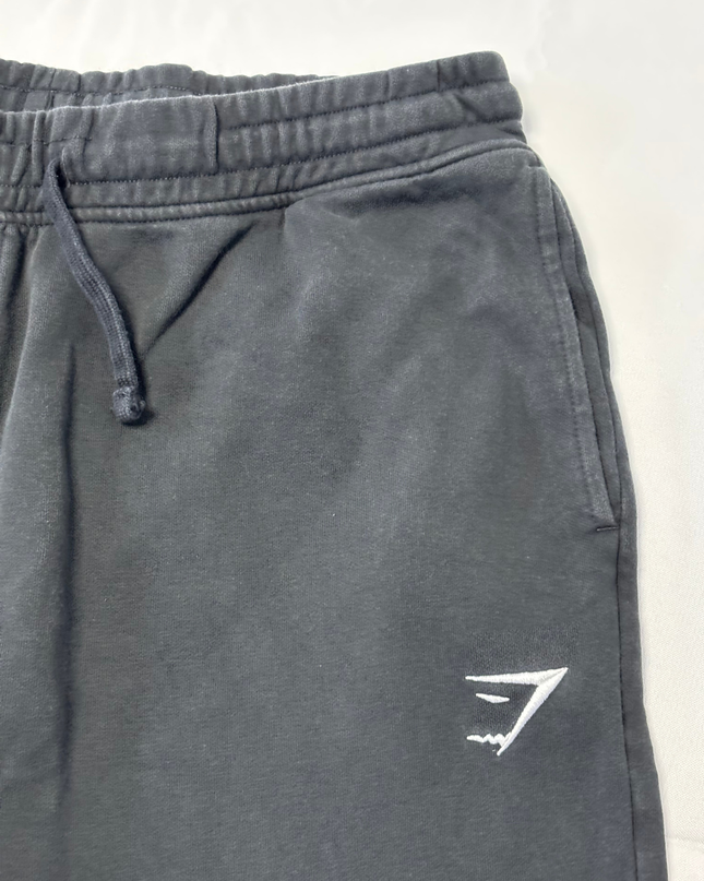 Gymshark Black Men's Slim-Fit Cotton Joggers