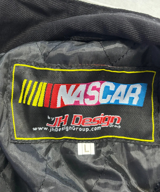 Reworked Black Coca-Cola Racing Family NASCAR Varsity Jacket