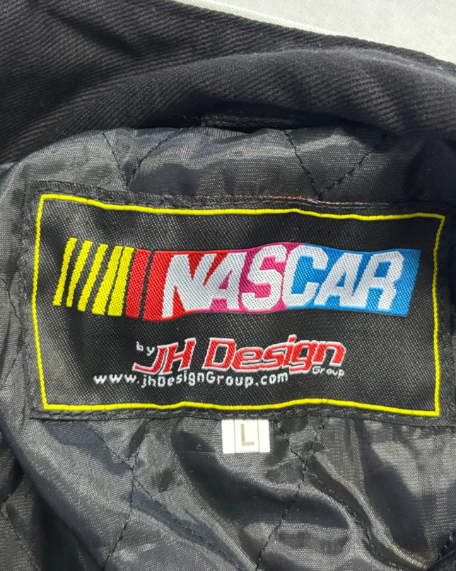 Reworked Black Coca-Cola Racing Family NASCAR Varsity Jacket
