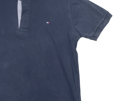 Tommy Hilfiger Navy Blue Men's Classic Short Sleeve Polo Shirt