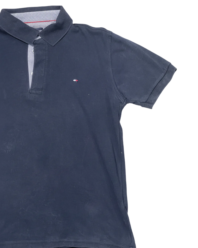 Tommy Hilfiger Navy Blue Men's Classic Short Sleeve Polo Shirt