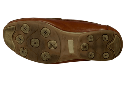 DIESEL Classic Tan Leather Driving Loafers | Brown | EU 42