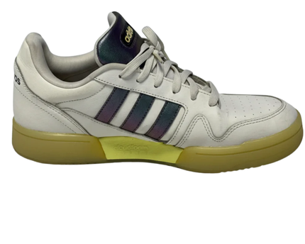 Adidas White Entrap Iridescent Sneakers