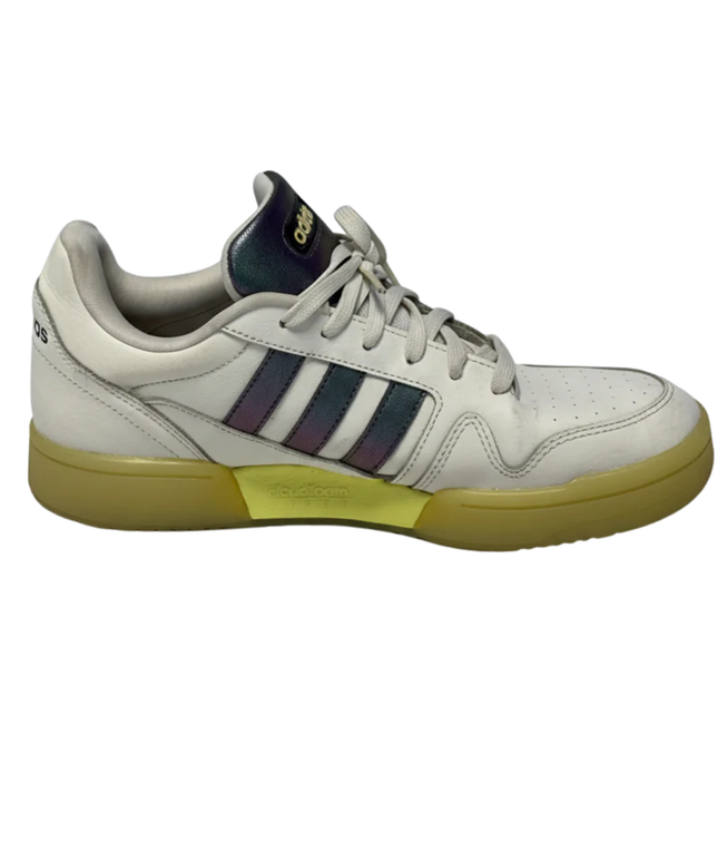 Adidas White Entrap Iridescent Sneakers