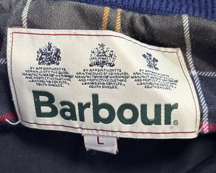 Barbour Navy 1/4 Zip Knit Sweater