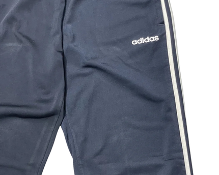 Adidas Navy Blue 3-Stripe Track Pants