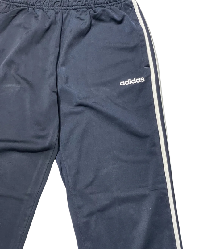 Adidas Navy Blue 3-Stripe Track Pants